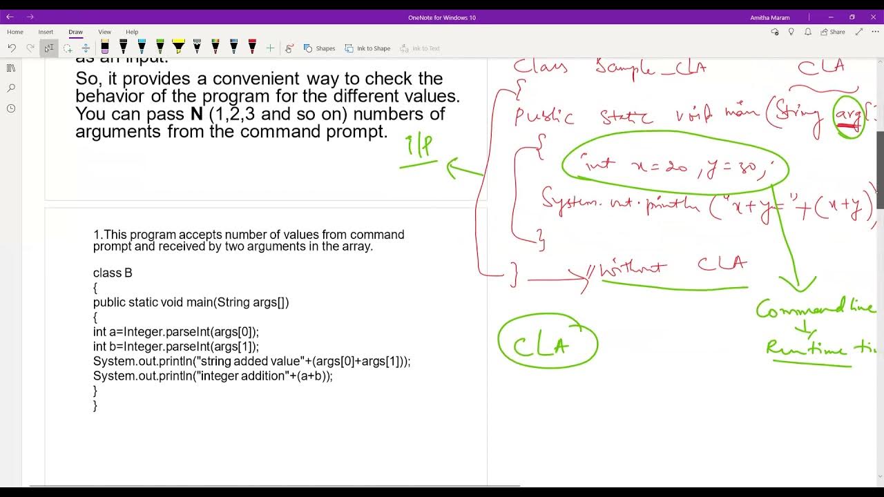 Command line Arguments (JAVA) - YouTube