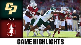 Cal Poly Vs. Stanford Game Highlights 2024 Acc Football