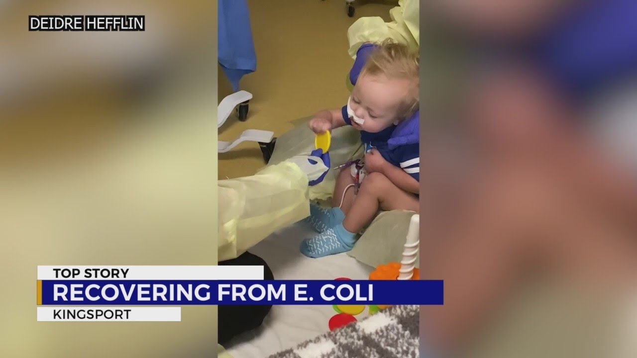 Bristol toddler re-learning to walk after E. coli outbreak - YouTube