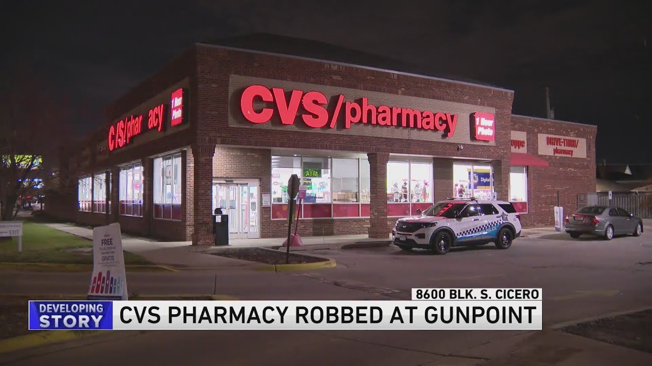 Police investigate armed robbery at CVS on Southwest Side - YouTube