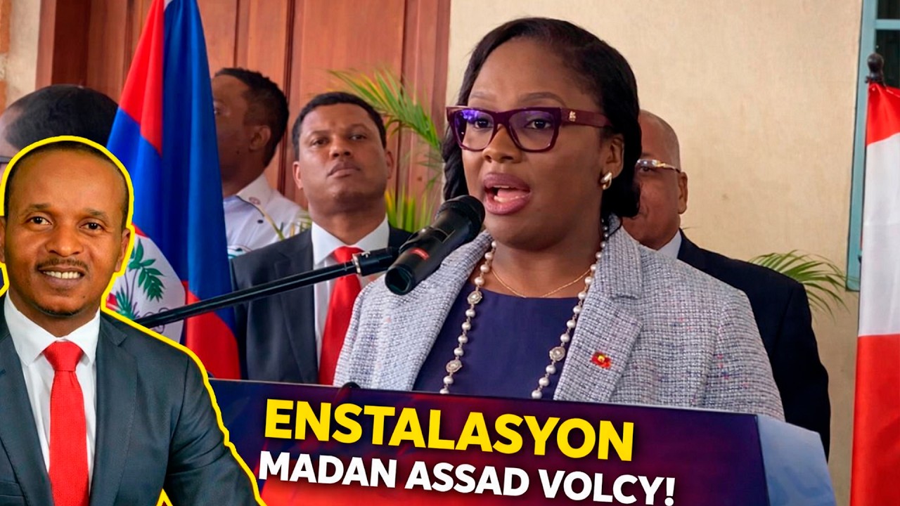 Enstalasyon Sandra Paulémon( Madan jounalis Assad Volcy) nan tèt ministè planifikasyon.