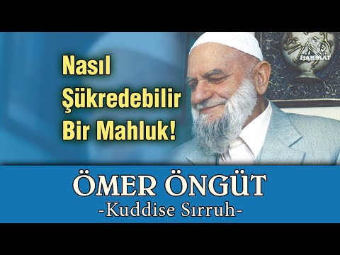 Nasıl Şükredebilir Bir Mahluk!, Ömer Öngüt -Kuddise Sırruh-,  15 Ağustos 2004