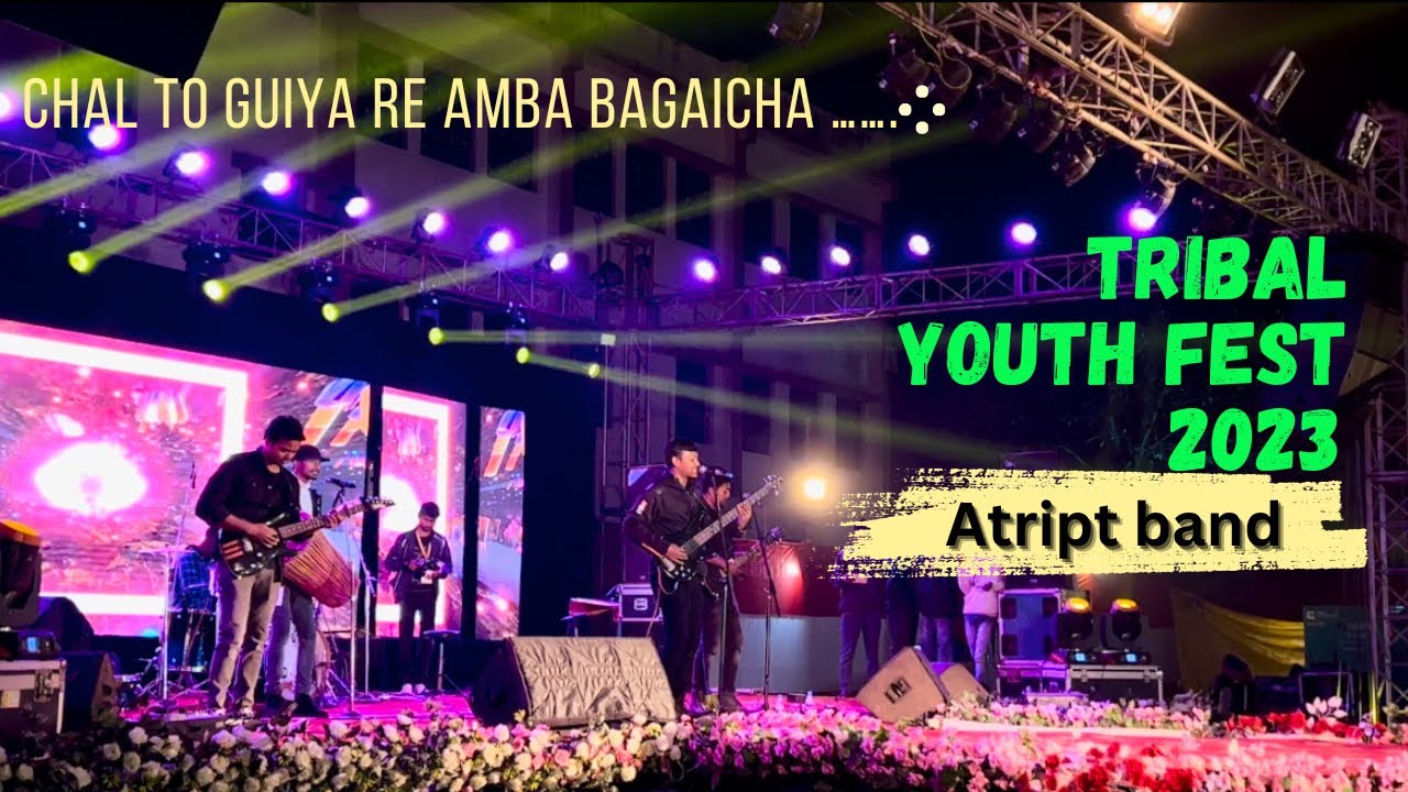 Chal to guiya re amba bagaicha ||Atript band || Tribal youth fest 2023 ||ranchi jharkhand