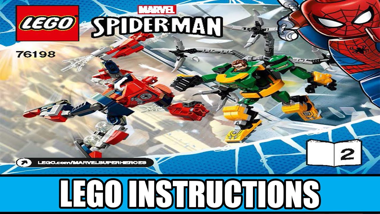 Spider-Man & Doctor Octopus Mech Battle LEGO instructions