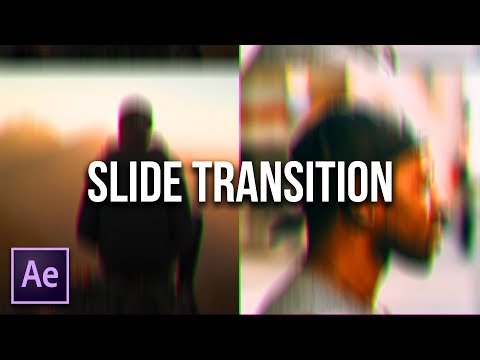 Quick Slide Glitch Transition | After Effects Tutorial