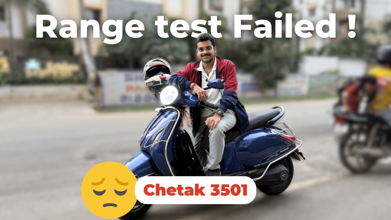 Range test Gone wrong: Chetak 3501 range drop, performance | should you buy it?