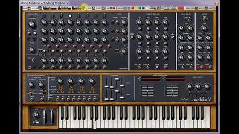 Arturia - MOOG MODULAR v (sounds)