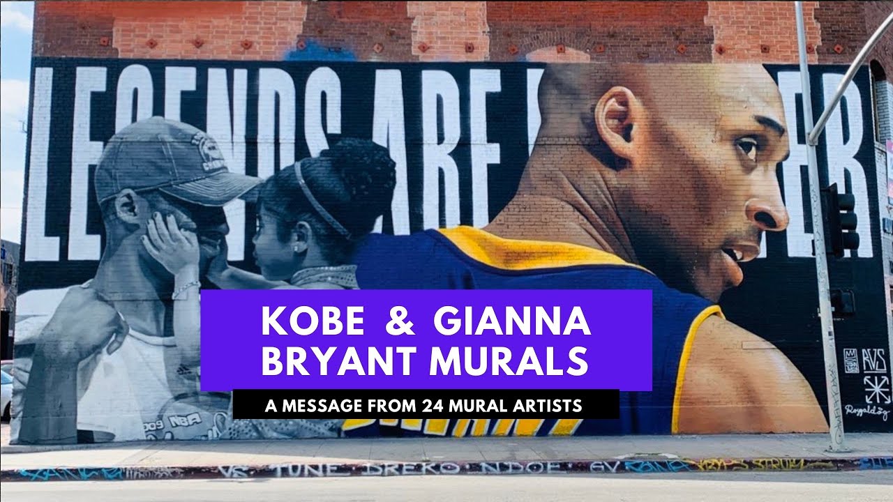 Kobe & Gianna Bryant Murals on X: From 8 to 24: new Kobe mural