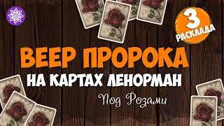 Гадание «Веер пророка» на картах оракула мадам Ленорман | 3 расклада