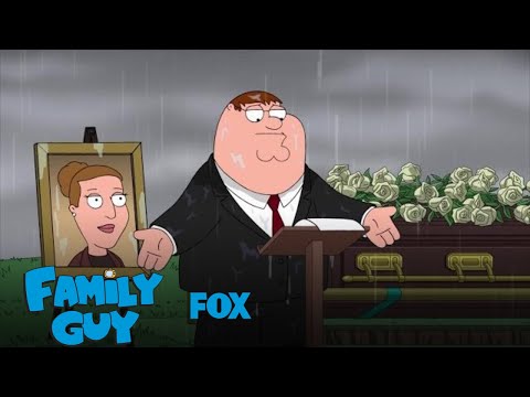 Peter Speaks At Angela&#039;s Funeral | Season 17 Ep. 9 | FAMILY GUY