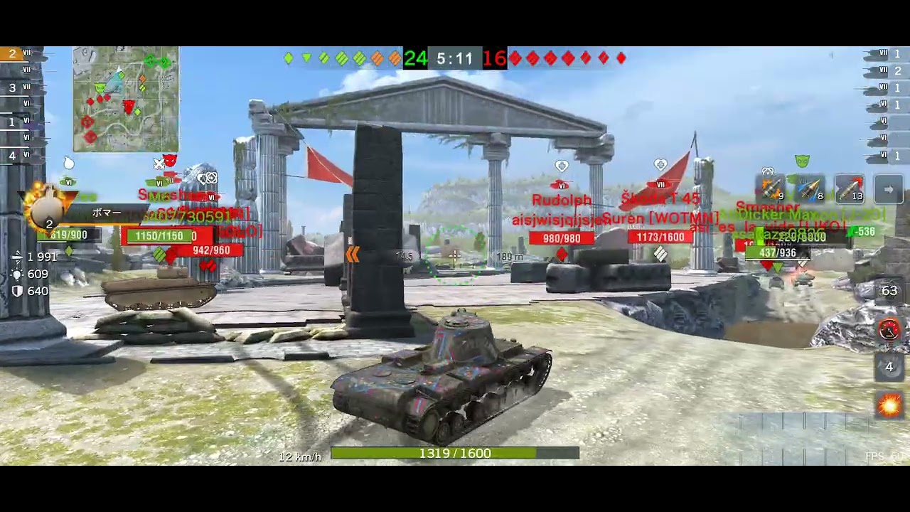 【コラボ小隊】Op車両と共にBOSSスマ○ス討伐！