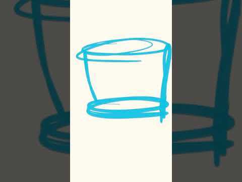 How To Draw A Glass Of Water - YouTube