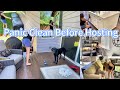 Panic Clean Before Hosting | Speed Cleaning Motivation | Patio Refresh