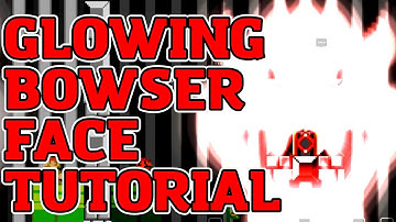 Super Mario Maker | Glowing Bowser Face Tutorial {Tips & Tricks} Blue Television Games