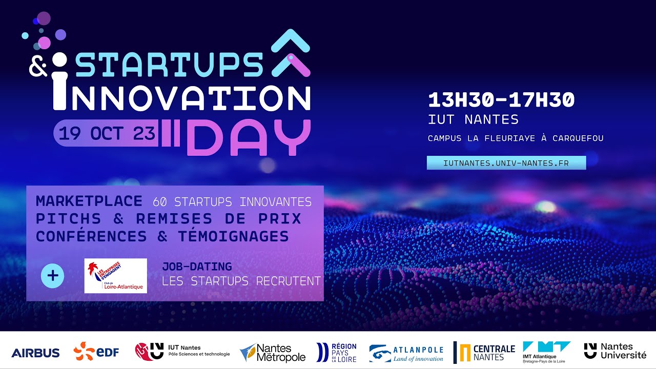 Startups & Innovation Day - Édition 2023 - YouTube