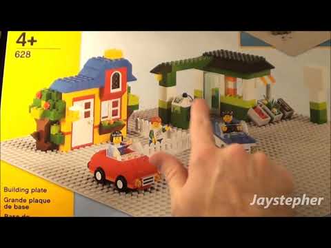 YouTube thumbnail: LEGO Building Plate 628 Review