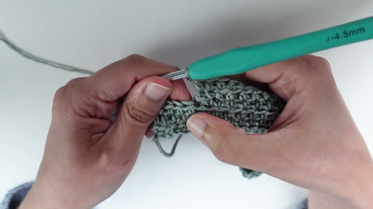 Укороченные ряды крючком | Учебник «Виноваты узлы»