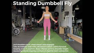 Standing Dumbbell Chest Fly