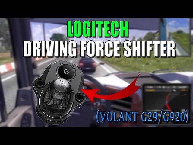 LOGITECH DRIVING FORCE SHIFTER : BOITE A VITESSE G29/G920 - Unboxing + Test  [FR] 