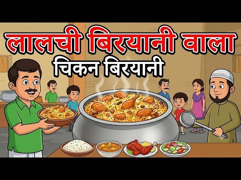 लालची बिरयानी वाला 🍲| Lalchi Biryani Wala | Hindi Kahani