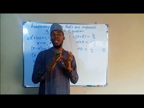 Relationship Between Roots and Coefficients of Quadratic Equation | Sum and Product of Roots