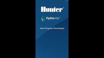 Hydrawise - Setting up a Time Based Program