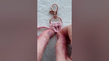 Macrame Keychain Tutorial