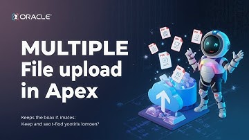 Upload Multiple Files in Oracle APEX | Step-by-Step Tutorial with PL/SQL
