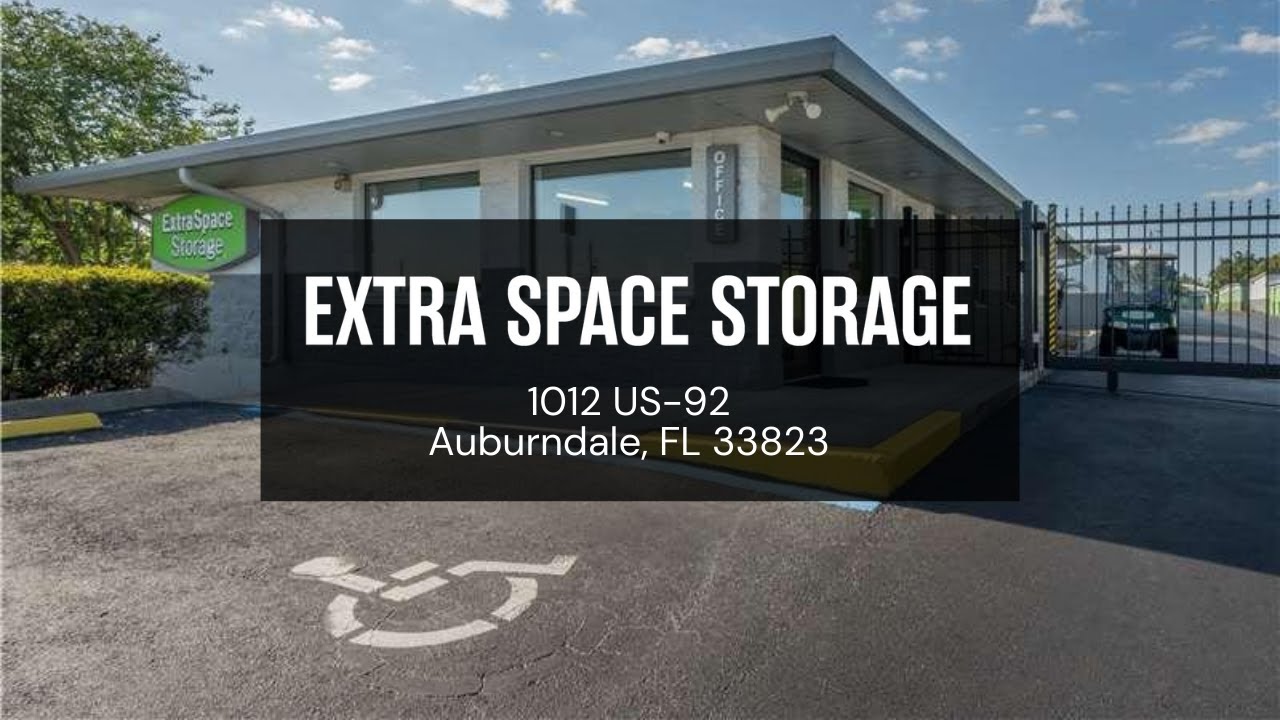 Storage Units in Auburndale, FL on US92 Extra Space Storage YouTube