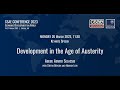 Csae conference 2023 keynote speech development in the age of austerity