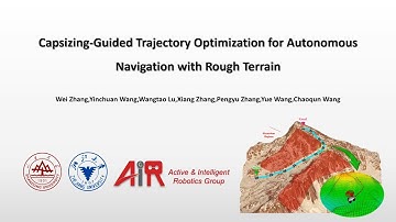 Capsizing-Guided Trajectory Optimization for Autonomous Navigation with Rough Terrain