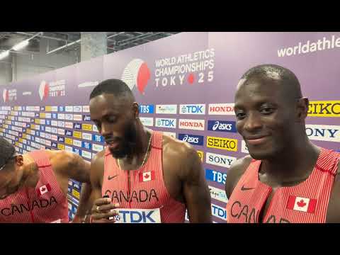Andre DeGrasse Anchors Team Canada to Men's 4x100m Final at 2025 Tokyo World Championships