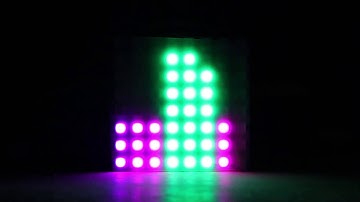 MSGEQ7 NeoMatrix working demo