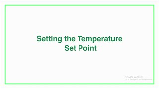 How To Change Temperature Set Points - DG Combined With Heating & Cooling - DryGair Technical Video
