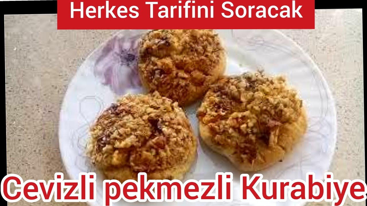 CEVİZLİ PEKMEZLİ KURABİYE/ Tarif Sorduran Kurabiye Lezzetli Kurabiye