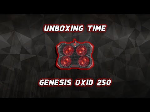 First Unboxing - Genesis Oxid 250 Cooling Pad