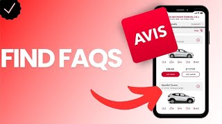 Where to find the frequently asked questions in the Avis Car Hire app? screenshot 5