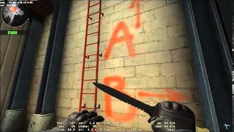 Cs:Go Nuke Ladder to shelf jump First time!!