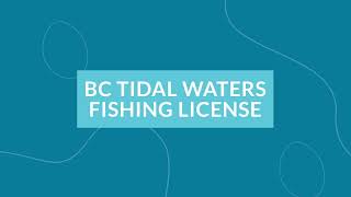 Introduction to BC Tidal Water Fishing Licences