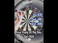 First Visits Of The Day 925 #darts #pdc #lukelittler #dartsreviews #180 #dartschallenge #wdf #bdo