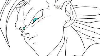 How To Draw Goku Ssj3 3スーパーサイヤ人の息子の悟空の描き方 Youtube