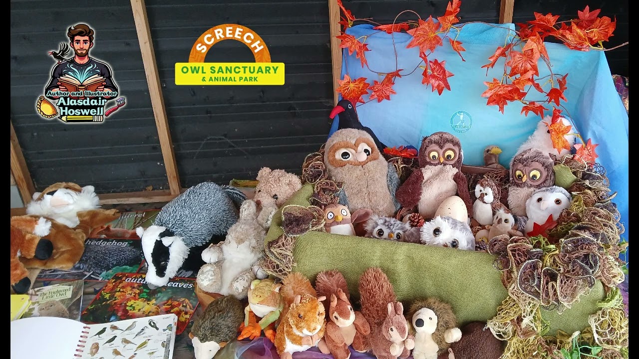 Author Alasdair Hoswell talks to BBC Radio Cornwall's James Dundon at Screech Owl Sanctuary