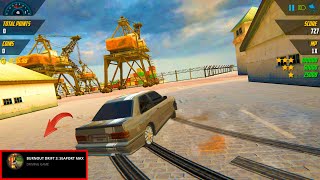 Easily digestible drift in the game Burnout Drift 3: Seaport Max screenshot 1