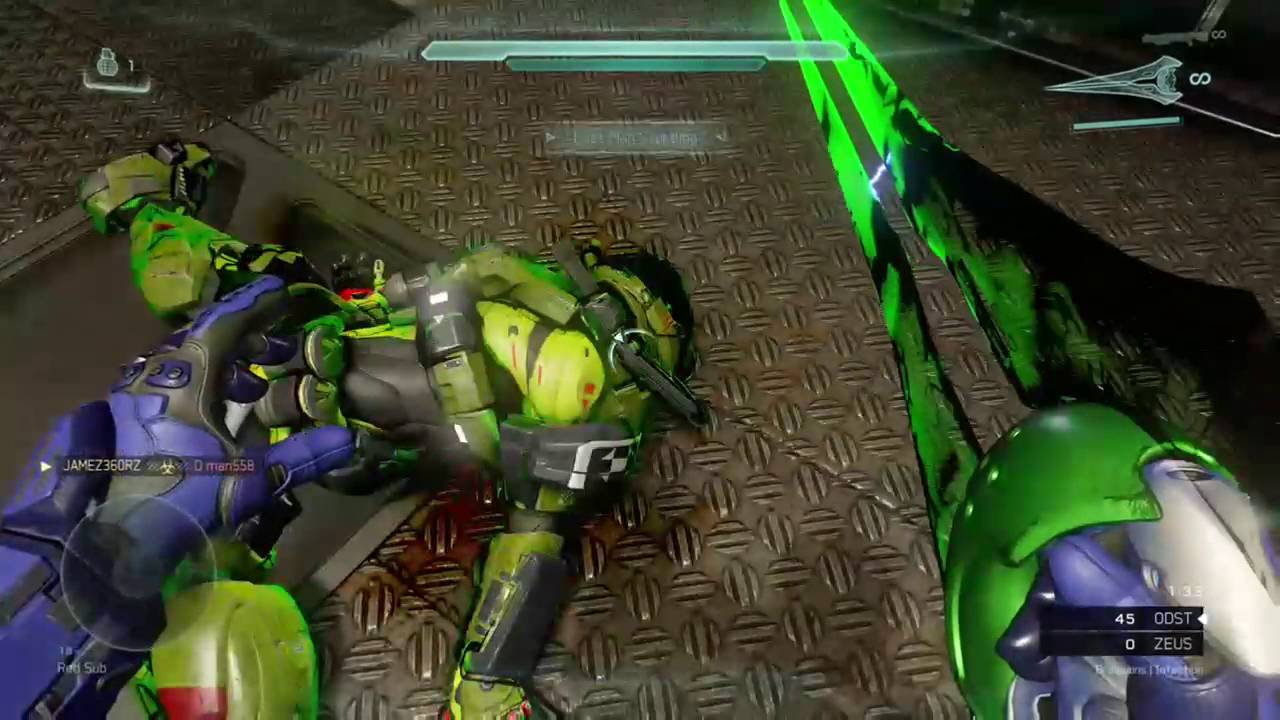 Halo 5 Infected Energy Sword Glitch - YouTube