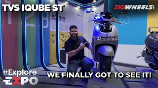 TVS iQube ST - TVS’ Best Electric Scooter Yet! | #exploreexpo Auto Expo 2023