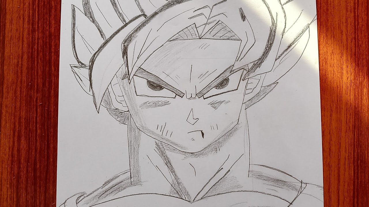 How to Draw Super Saiyan Goku 🔥 | Pencil Drawing Step by Step