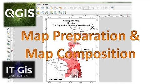 Map Preparation and Map Composition in QGIS || Map Annotation in QGIS || IT GIS