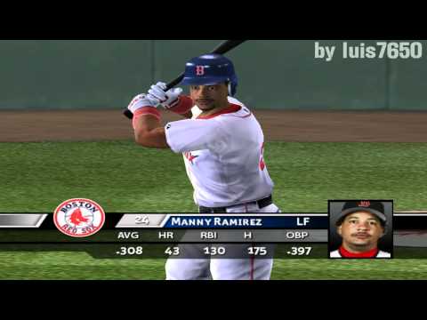 MVP Baseball 2005 | PC | Gameplay | Boston vs Texas