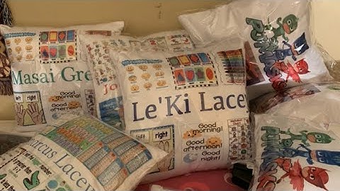 Sublimation Learning Pillow