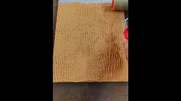 Make wood grain paint with a roller- Good tools and machinery make work easy